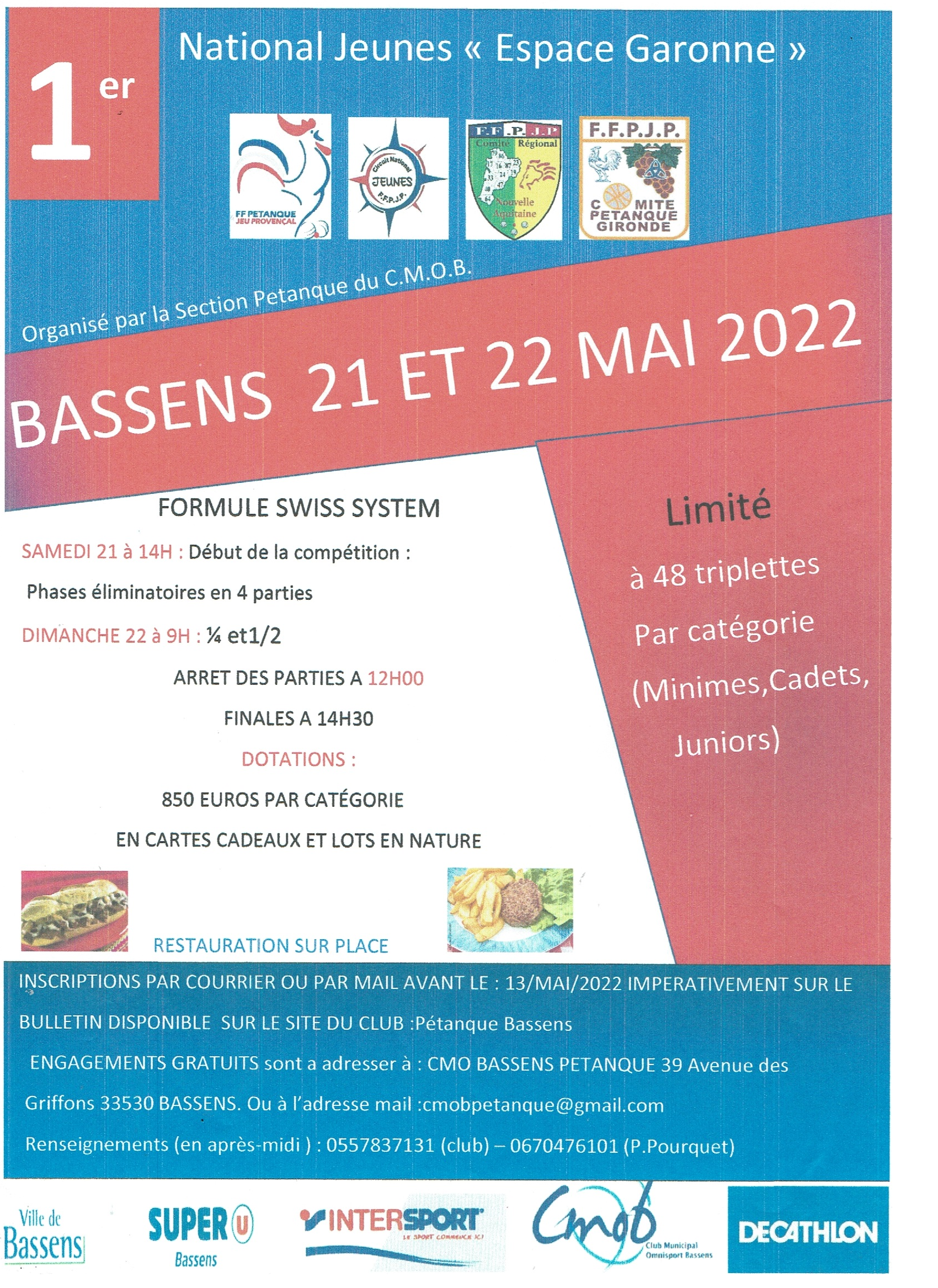 Calendrier Petanque Sarthe 2023 Saison 2022