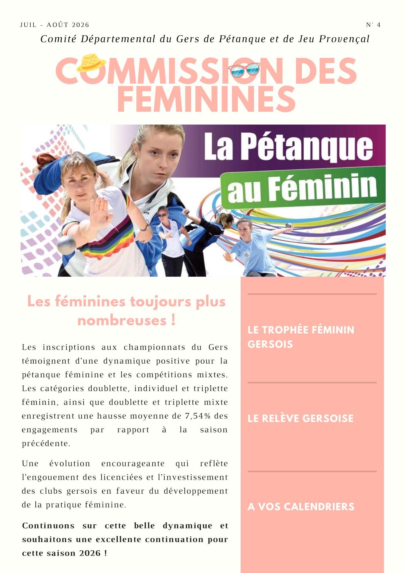 4. COM FEMININE bulletin info JUIL AOUT 2026
